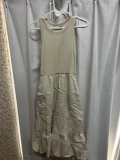 GAP ノースリーブロングワンピース XS ベージュ