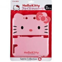 新品 未開封品  ハローキティ フェイスTPUカバー （3DSLL用）のサムネイル