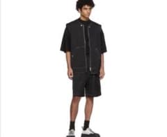 21SS】JIL SANDER ダブルジップ ワークベスト 46 黒 - メルカリ