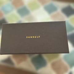 未使用‼️SANS&LF ブラック四角形サングラス ケース付きのサムネイル