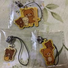 리락쿠마 코리락쿠마 메탈 매력 스트랩 3개 세트