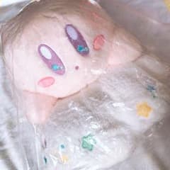 一番くじ 星のカービィ A賞 雲とカービィふわふわぬいぐるみのサムネイル
