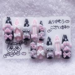 現品】 ネイルチップ 量産型 地雷系 平成女児 01 - メルカリ