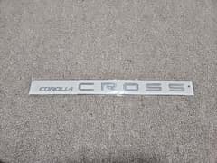 海外仕様 トヨタ 社外品 10 カローラクロス リアエンブレム cross 