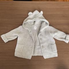 baby GAP ベビー カーディガン くま耳 グレーのサムネイル