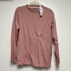 UNIQLO エアリズム L ピンク 長袖Tシャツのサムネイル