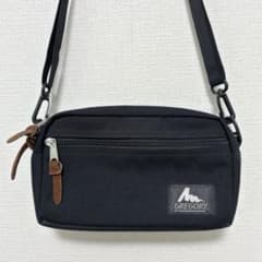 GREGORY 旧ロゴ パデッドショルダー ポーチ M 黒 USA製 - メルカリ