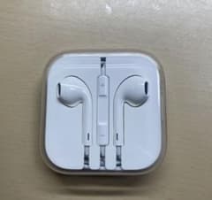 Apple genuine earphones for iPhone, wired, 3.5mm headphone jack.