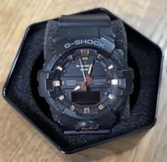 【美品•ケース付】CASIO G-SHOCK 腕時計 ブラック×ローズゴールドのサムネイル