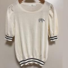 franche lippee フランシュリッペ　半袖ニット　Mサイズのサムネイル