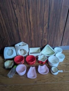 小動物　食器セットのサムネイル