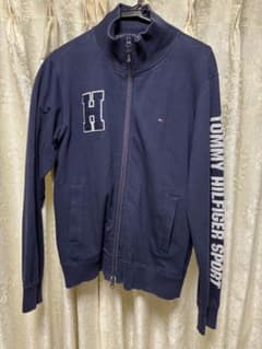 TOMMY HILFIGER ネイビー ジップアップパーカー Mのサムネイル