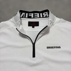 BRIEFING ハーフジップシャツ　M CL MEN'S MESH LS HALFZIP SHIRT（CL メンズメッシュLSハーフジップ