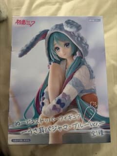 初音ミク ぬーどるストッパーフィギュア うさ耳パジャマ・ブルーver.