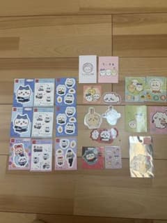 ちいかわ ステッカー シール 大量セット　ハチワレ　うさぎ　モモンガのサムネイル