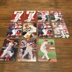 広島東洋カープ プロ野球チップスカード 11枚セット（スターカード有）のサムネイル