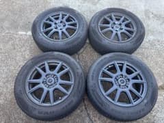 215/60R16 サマータイヤ アルミ付4本 エスティマ オデッセイ 2024 