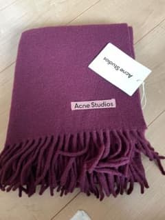 Acne Studios マフラー ボルドー ワインレッド 新品 45×200のサムネイル