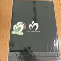 Mrs.GREEN APPLE 1번 복권 F상 클리어 파일 스티커