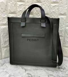 美品】ペドロ Pedro Rory Tote Bag 黒 - メルカリ
