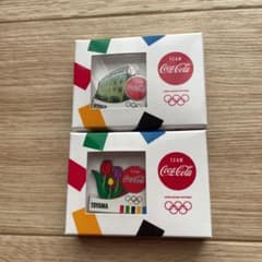 コカコーラ　ピンバッチ未開封2個セットのサムネイル