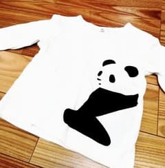 無印良品　動物ロンＴ　パンダ&ゾウのサムネイル