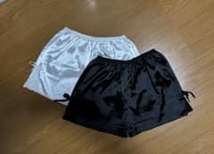 サテン ペチコート ショートパンツ 2枚セットのサムネイル