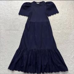 シーニューヨーク　Heidi Combo Dress スカラップワンピース シーニューヨーク Heidi Combo Dress スカラップワンピース - メルカリ