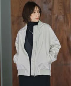 ICB 【洗える】 マットサテン MA-1 ブルゾン 2025AW 完売 - メルカリ