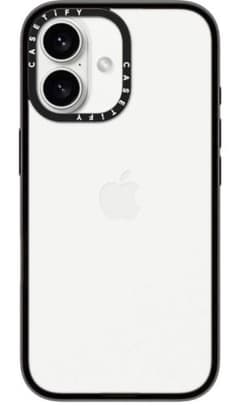 CASETiFY クリアブラック iPhone16ケース完全新品(箱付き)のサムネイル