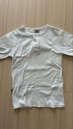 AVIREX U.S.A. ヘンリーネック リブ Tシャツ ホワイト Sのサムネイル