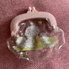 タイニーポエム 風の子さっちゃん クリアがま口 ポーチ 未使用 - メルカリ