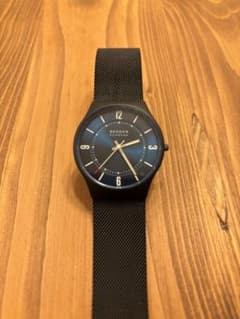 SKAGEN スカーゲン 腕時計 メンズ ブラック 電池切れのサムネイル