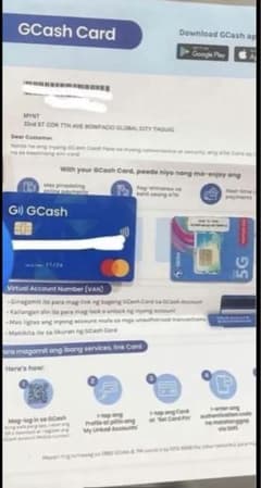 [1 Set]Globe SimCard & Gcash Mastercardのサムネイル