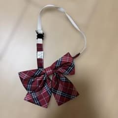 チェック柄 スクールリボンのサムネイル