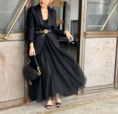 FABIANA FILIPPIブラックチュールスカート♡36 FABIANA FILIPPIブラックチュールスカート♡36 - メルカリ