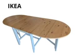 【廃盤品】ヴィンテージ　IKEA　バタフライテーブル　GAMLEBY　無垢材 廃盤品】ヴィンテージ IKEA バタフライテーブル GAMLEBY 無垢材 - メルカリ