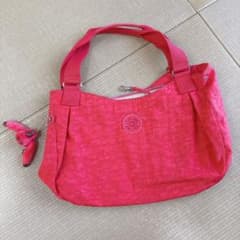 Kipling トートバッグ モンキーチャーム付き