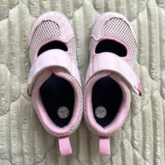 asics アンフィビアン スクスク　サンダル　ピンク 15.5cmのサムネイル