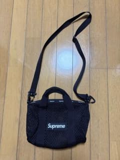 Supreme メッシュショルダーバッグ 黒 Supreme メッシュ ショルダーバッグ ブラック - メルカリ