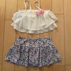 R♡7様専用 水着 女の子 セパレート  130のサムネイル