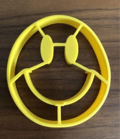 スマイル　シリコン　ホットケーキ型のサムネイル
