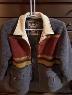 WASK&CO フリースジャケット グレー/レッド/イエローのサムネイル