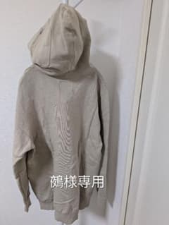 LEFLAH スウェット パーカー ベージュのサムネイル