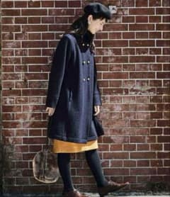 Sunny Clouds サニークラウズ ネイビー ロングコート 金ボタン - メルカリ