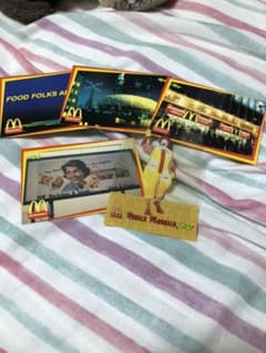 マクドナルドのカード5枚セットのサムネイル