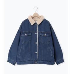 デニムボアジャケット サマンサモスモス - メルカリ