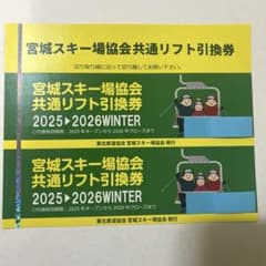 宮城スキー場 共通リフト引換券 - メルカリ