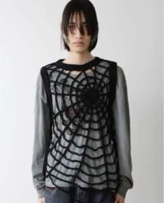 ORIMI SPIDER HAND KNITTED TOP ニットベスト - メルカリ
