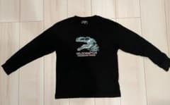 GLOBAL WORK キッズ 長袖Tシャツ 130 恐竜 スパンコールのサムネイル